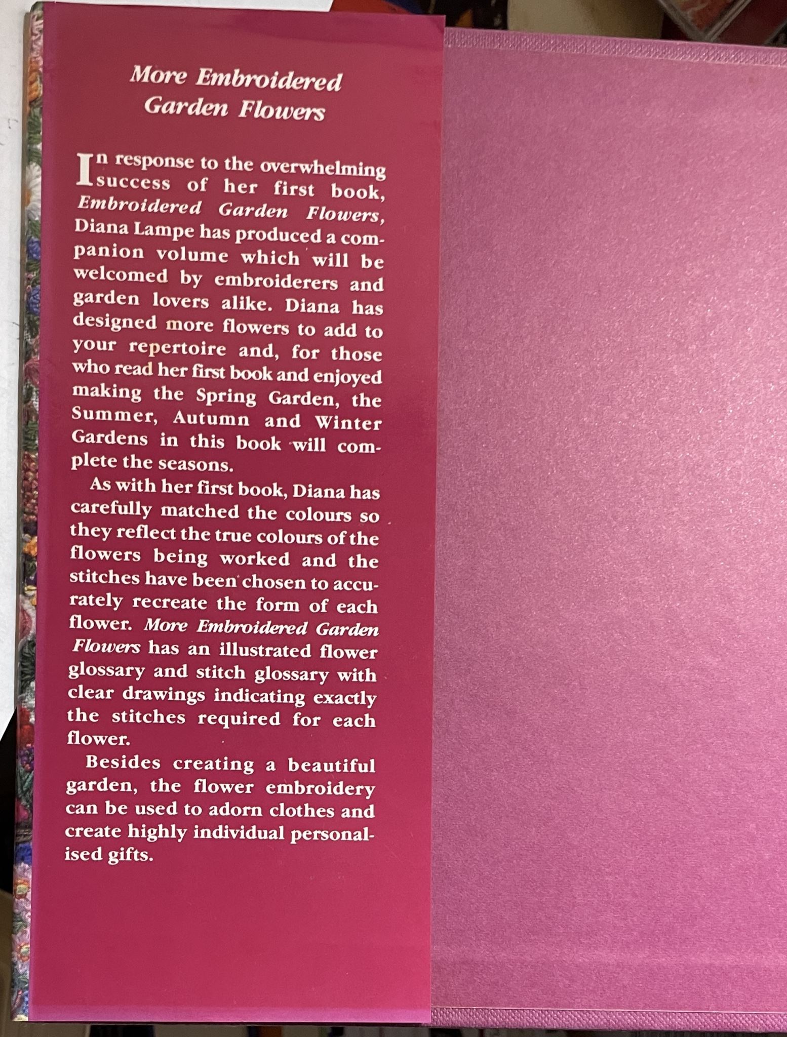 More Embroidered Garden Flowers Milner Craft Series By Diane Lampe